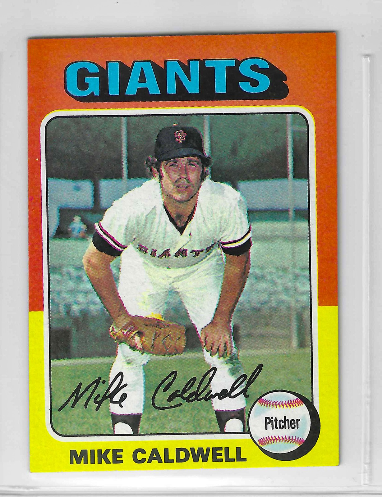 1975 Topps MINI Baseball - SET BREAK - Mike Caldwell #347