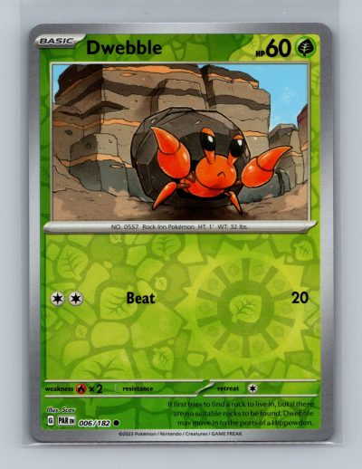 SV04: Paradox Rift #006/182 Dwebble Holo