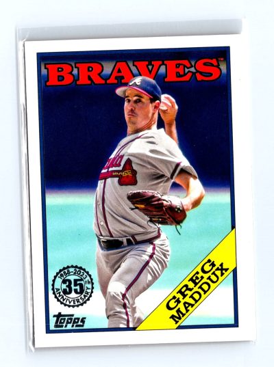 2023 Topps #T88-57 Greg Maddux 1988 Topps Baseball 35th Anniversary (Series One)