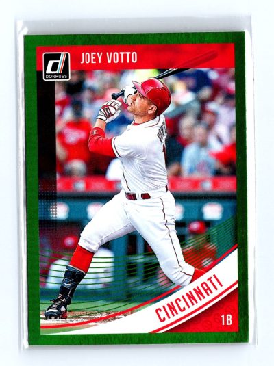 2018 Donruss #147 Joey Votto Holo Green