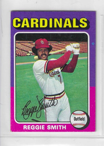 1975 Topps MINI Baseball - SET BREAK - Reggie Smith #490