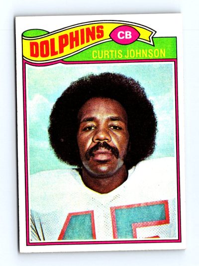 1977 Topps #72 Curtis Johnson NFL - Set Break
