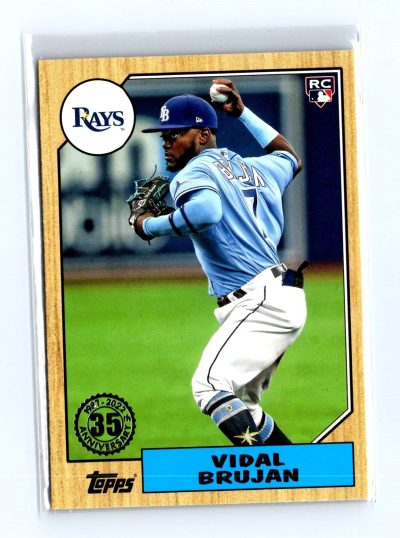 2022 Topps #T87-10 Vidal Brujan 1987 Topps Baseball 35th Anniv (Series One)