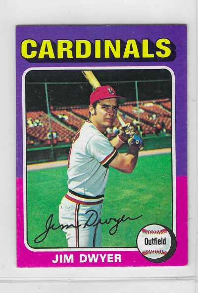 1975 Topps MINI Baseball - SET BREAK - Jim Dwyer #429