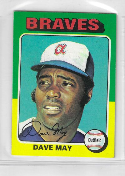 1975 Topps MINI Baseball - SET BREAK - Dave May #650