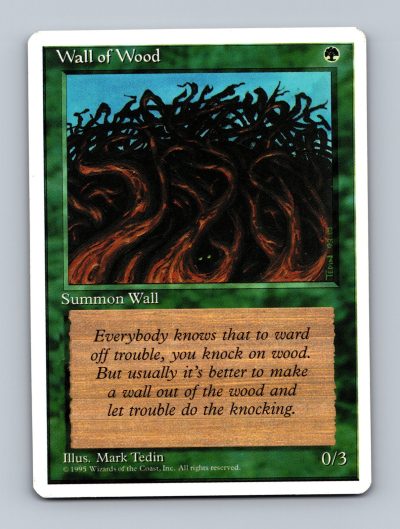 Fourth Edition Wall of Wood