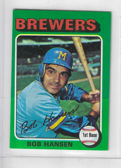 1975 Topps MINI Baseball - SET BREAK - Bob Hansen (RC) #508