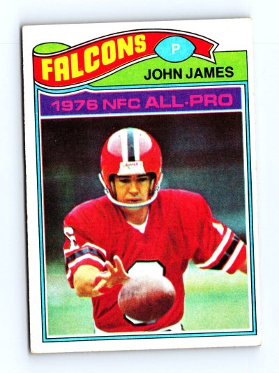 1977 Topps #120 John James NFL - Set Break