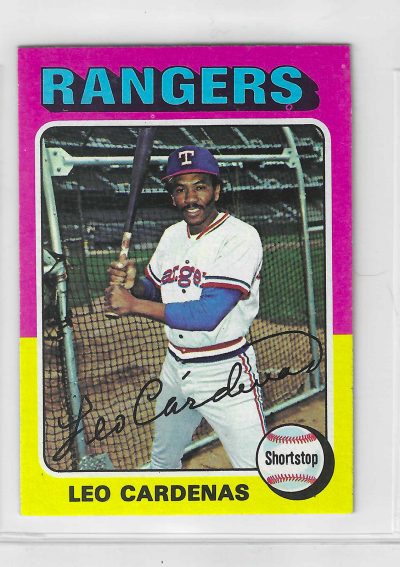 1975 Topps MINI Baseball - SET BREAK - Leo Cardenas #518