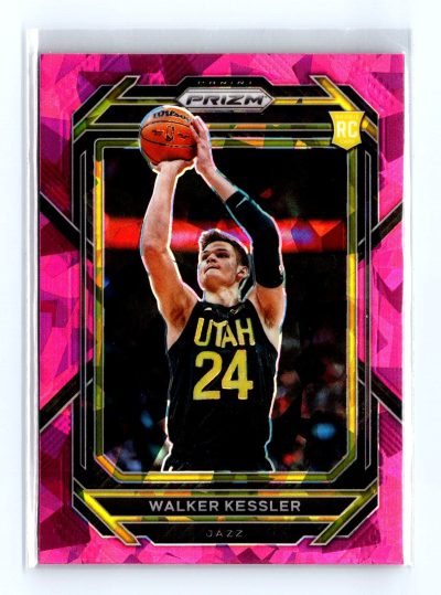 2022-23 Panini Prizm #234 Walker Kessler Prizms Pink Ice