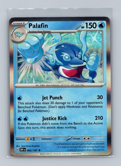 SV03: Obsidian Flames #062/197 Palafin Holo
