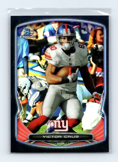 Victor Cruz 2014 Bowman Chrome #84 New York Giants WR Card EXCELLENT