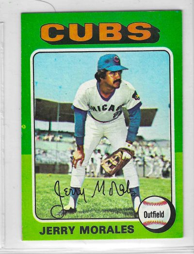 1975 Topps MINI Baseball - SET BREAK - Jerry Morales #282
