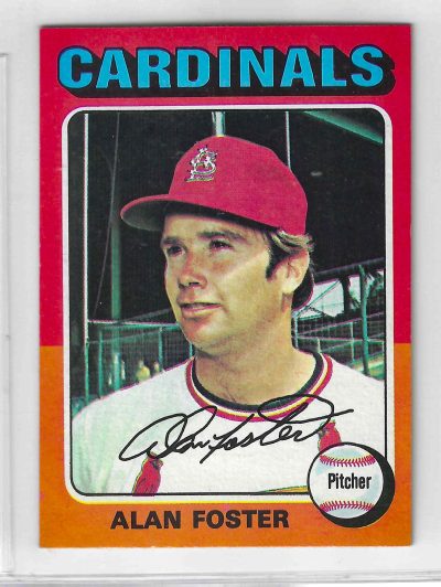 1975 Topps MINI Baseball - SET BREAK - Alan Foster #296