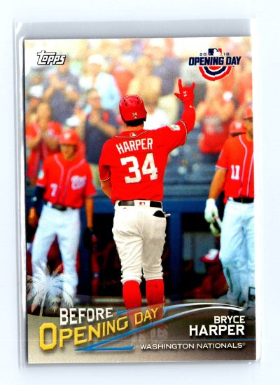 2018 Topps Opening Day #BOD-BH Bryce Harper Before Opening Day