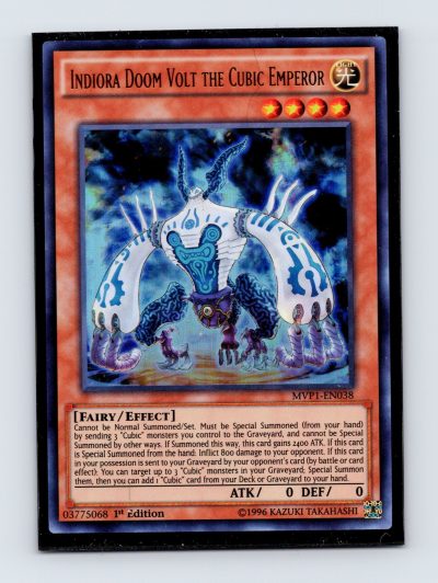 The Dark Side of Dimensions #MVP1-EN038 Indiora Doom Volt the Cubic Emperor