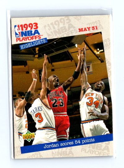 1993-94 Upper Deck #193 Jordan Scores 54 Points