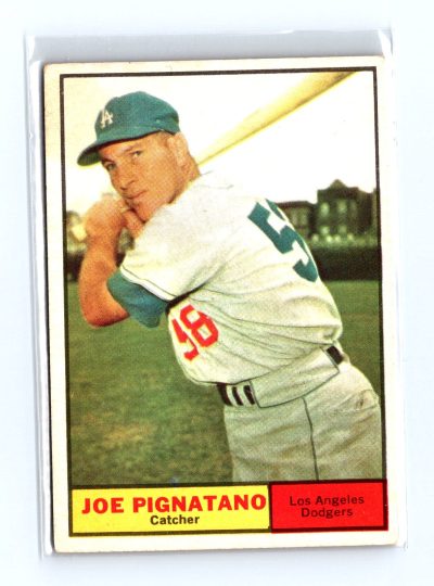 1961 Topps #74 Joe Pignatano