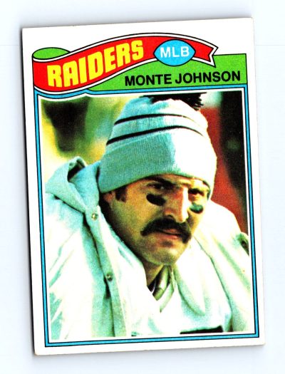 1977 Topps #77 Monte Johnson NFL - Set Break