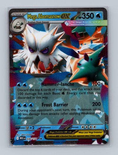 ME01: Mega Evolution #036/132 Mega Abomasnow ex Foil