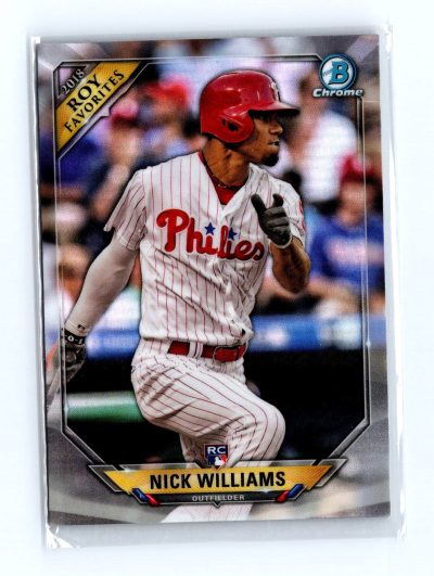 2018 Bowman #ROYF-NW Nick Williams Chrome Rookie of the Year Favorites