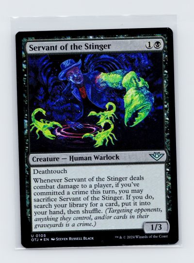 Outlaws of Thunder Junction #105 Servant of the Stinger - Foil