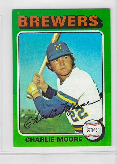 1975 Topps MINI Baseball - SET BREAK - Charlie Moore #636