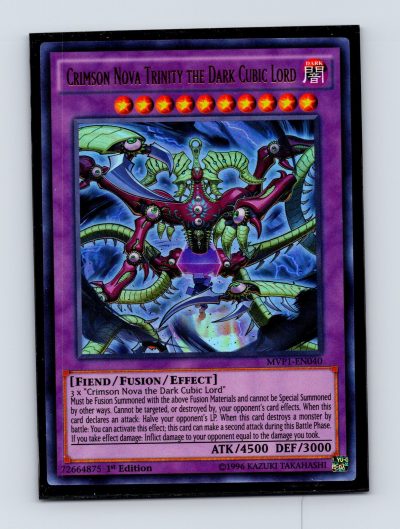 The Dark Side of Dimensions #MVP1-EN040 Crimson Nova Trinity the Dark Cubic Lord