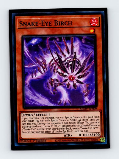 Age of Overlord #AGOV-EN009 Snake-Eye Birch