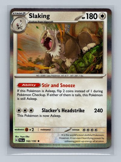 SV02: Paldea Evolved #162/193 Slaking Foil
