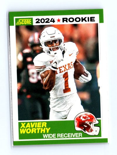 2024 Score #1 Xavier Worthy 35th Anniversary Rookies