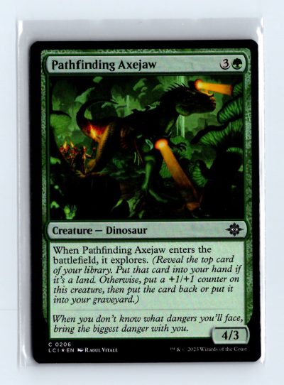 The Lost Caverns of Ixalan #206 Pathfinding Axejaw