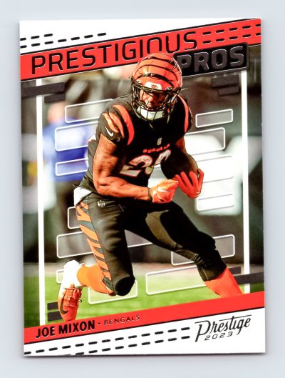 Joe Mixon 2023 Panini Prestige Prestigious Pros #PP-19 Bengals Card