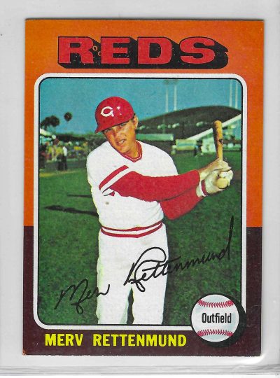 1975 Topps MINI Baseball - SET BREAK - Merv Rettenmund #369