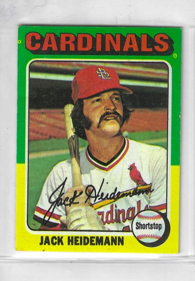 1975 Topps MINI Baseball - SET BREAK - Jack Heidemann #649