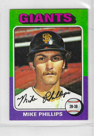 1975 Topps MINI Baseball - SET BREAK - Mike Phillips #642