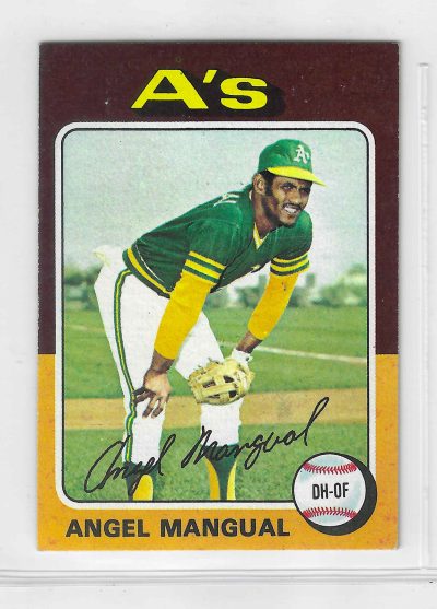 1975 Topps MINI Baseball - SET BREAK - Angel Mangual #452