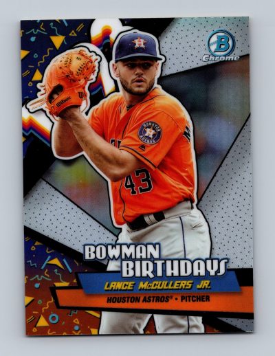 2018 Bowman #BB-LM Lance McCullers Jr. Chrome Bowman Birthdays