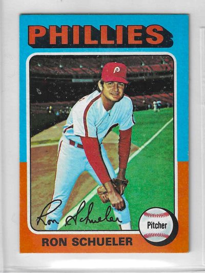 1975 Topps MINI Baseball - SET BREAK - Ron Schueler #292