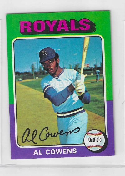 1975 Topps MINI Baseball - SET BREAK - Al Cowens #437