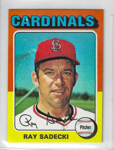 1975 Topps MINI Baseball - SET BREAK - Ray Sadecki #349