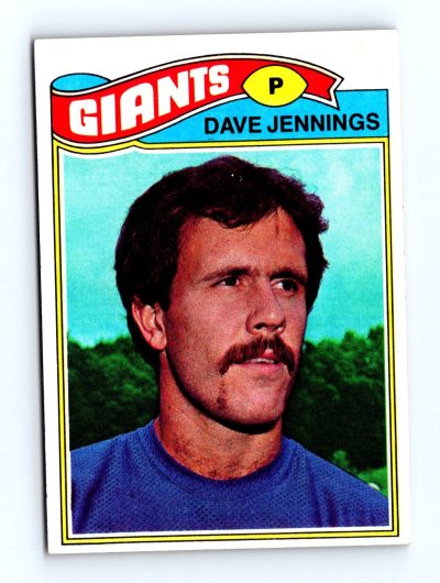 1977 Topps #49 Dave Jennings NFL - Set Break