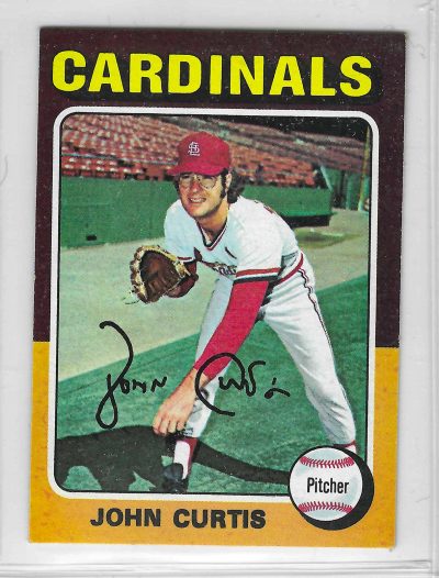 1975 Topps MINI Baseball - SET BREAK - John Curtis #381