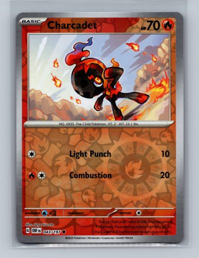 SV03: Obsidian Flames #043/197 Charcadet Holo