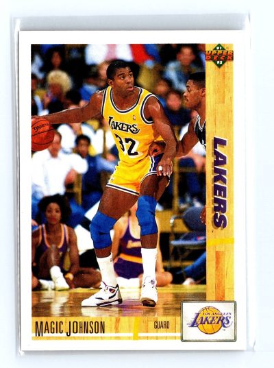 1991-92 Upper Deck Italian #67a Magic Johnson