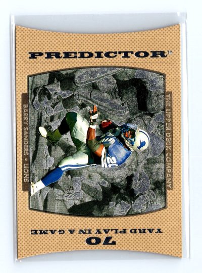 1996 Upper Deck #PR7 Barry Sanders Predictors: Retail