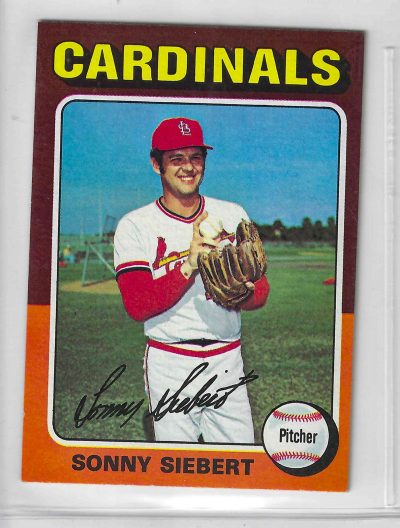 1975 Topps MINI Baseball - SET BREAK - Sonny Siebert #328