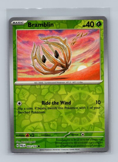 SV02: Paldea Evolved #022/193 Bramblin Holo