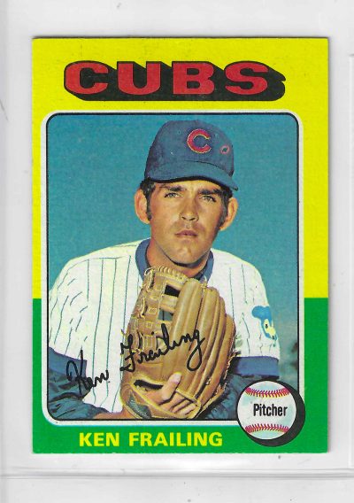 1975 Topps MINI Baseball - SET BREAK - Ken Frailing #436