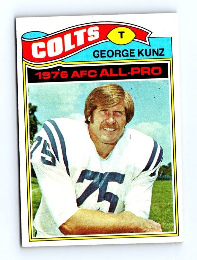 1977 Topps #70 George Kunz NFL - Set Break